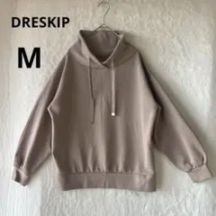 美品 DRESKIP（ドレスキップ）M ブラウン もちもち抜け襟 スウェットのサムネイル