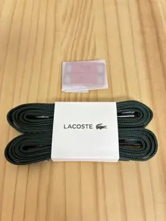 LACOSTE 靴ひもセット ノベルティ（靴紐、メタルチャーム）のサムネイル