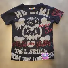 LOVEREVOLUTION スカル Tシャツ ブラック 80 90のサムネイル