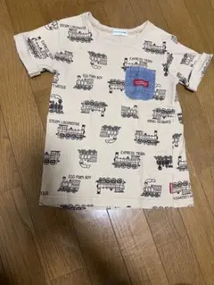 ECOPARK 列車プリント Tシャツ 120