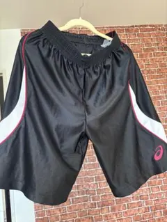タイムセール中15％オフ‼️ASICS バスケットボールパンツ Lサイズ ブラック