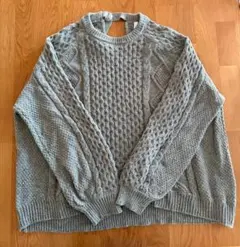 LUPILIEN ケーブル編みオーバーニット