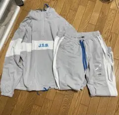 J.S.B. ハーフジップ パーカー スウェットパンツ セットアップ Mのサムネイル
