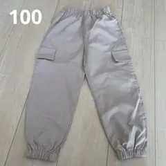 SHEIN キッズ 100 カーゴパンツ ベージュ 5Y ダンス　ヒップホップ