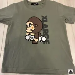 XLARGE キッズ Tシャツ カーキ　110cmのサムネイル