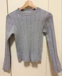 ROPÉ PICNIC グレー リブ編み サイズ 38