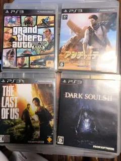 [動作確認済み] PS3 ゲーム 名作4本セット