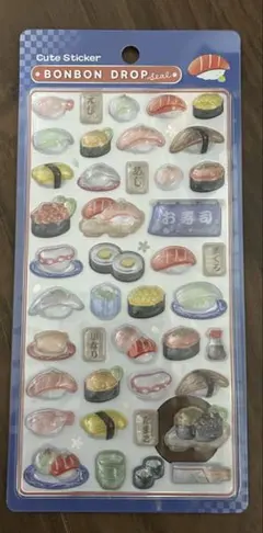 【正規品】ボンボンドロップシール　和柄　お寿司　おすし　BONBON DROP