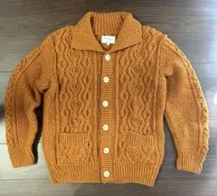 アダムエロペAdam et Ropé オレンジ ケーブルニット M