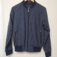 GAP ボンバージャケット ストライプ ネイビー S/Pのサムネイル