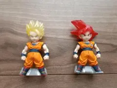 ドラゴンボールアドバージ　孫悟空　超サイヤ人ゴッド　孫悟飯　超サイヤ人　希少