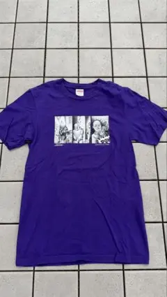 Supreme グラフィックプリント Tシャツ Sサイズ パープル