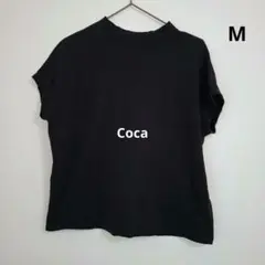 コカ　無地 半袖 Tシャツ ブラックのサムネイル