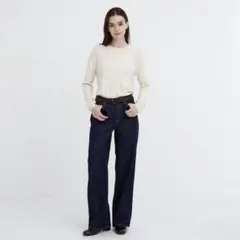 ユニクロ　バギージーンズ　23インチ