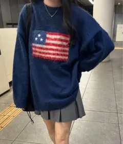 nemne store アソートモチーフニット 国旗のサムネイル