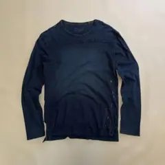 G-STAR RAW 長袖Tシャツ 濃紺　M 藍染　フェード　後染め　グランジのサムネイル