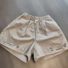 刺繍デザイン 半ズボン 110cm