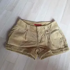トミーガールtommygirlショートパンツコーデュロイ