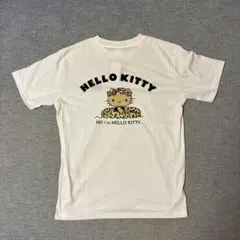 新品♡ハローキティ 吸汗速乾 Tシャツ L ヒョウ柄 レオパード サンリオ 白のサムネイル