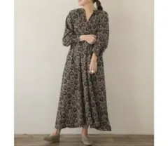 ITEMS URBANRESEARCH 花柄ラグランワンピース　アイテムズ　Sのサムネイル