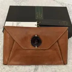 moquip ブラウンレザー 長財布　箱付き