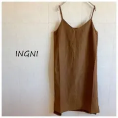 INGNI イング スウェード キャミワンピース ジャンパースカート
