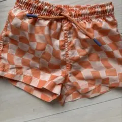 ZARA サーフパンツ 2-3歳 オレンジチェック　aaa.様専用