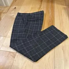 HAVANA&co グレー系チェック スラックス46