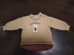nu Japanese Kids トレーナー くま チェック柄