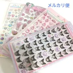 ボンボンドロップシールミニ　マイメロディ　クロミ　あわわちゃん　エスターバニー