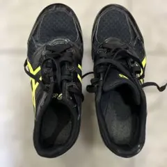 asics 陸上スパイクシューズ 黒/黄色　24.5㎝