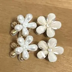 ヘアクリップ　お花