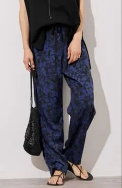 ジャーナルスタンダードレリューム バイカラーフラワーイージーパンツ