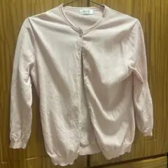 自由区 七分袖カーディガン（ピンク）のサムネイル