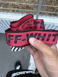 Off-White 18fw ベルト RED 中古品 オフホワイト 2026年最新】OFF-WHITE メンズ ベルトの人気アイテム - メルカリ