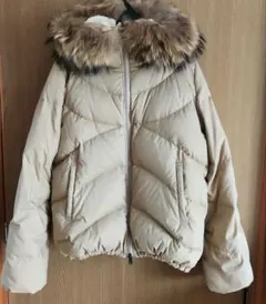 【美品】ツモリチサト リバーシブル ロングダウン S セール】 ブラッシュドマルチポリ ロング ダウン コート （ダウン