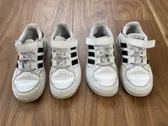 adidas スニーカー 18センチ 2足セット
