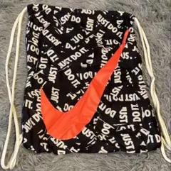 ら*マ様 Nike ナップザック ブラック/オレンジ