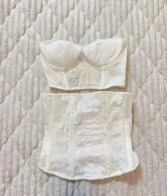 アイボリー コルセット ブライダルインナー