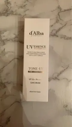 ダルバ 日焼け止め下地 トーンアップサンクリーム ピンク 35ml