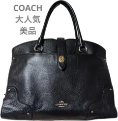 COACH ショルダーバッグ 2WAY ブラック　ラスト1点　美品