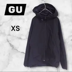未使用に近い｜GU ウインドプルーフシェルパーカー ブラック XS 防風 軽量
