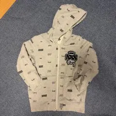 Stussy 30周年記念 ジップアップパーカー グレー