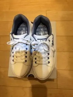 moz 厚底スニーカー ホワイト ブルーのサムネイル