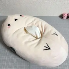 シマエナガ ふんわり ティッシュケース 吊り下げループ付き ティッシュカバー