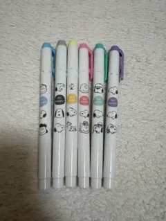 翌日発送可◎MILDLINEのマーカー6本セット PEANUTS