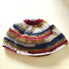 ★クラッシャーハット バケットハット ビーニー★ハンドメイド