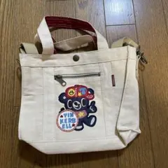 ティンカーベル手提げバック 肩ひもつき
