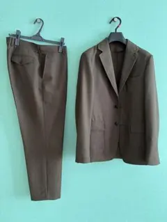 De Petrillo デペトリロ サイズ44 ブラウンリネンスーツ - メルカリ