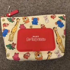 新品未使用 たべっ子どうぶつ seepo ポーチ ウェットティッシュケース